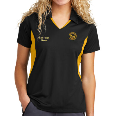 Womens Side Blocked Sport Wick Polo Thumbnail
