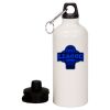 20 oz Aluminum Water Bottle with Carabiner Thumbnail