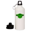 20 oz Aluminum Water Bottle with Carabiner Thumbnail