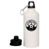 20 oz Aluminum Water Bottle with Carabiner Thumbnail
