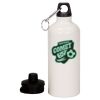 20 oz Aluminum Water Bottle with Carabiner Thumbnail