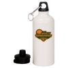 20 oz Aluminum Water Bottle with Carabiner Thumbnail