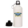 20 oz Aluminum Water Bottle with Carabiner Thumbnail