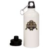 20 oz Aluminum Water Bottle with Carabiner Thumbnail