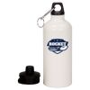 20 oz Aluminum Water Bottle with Carabiner Thumbnail