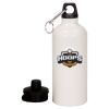 20 oz Aluminum Water Bottle with Carabiner Thumbnail