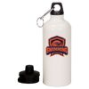 20 oz Aluminum Water Bottle with Carabiner Thumbnail