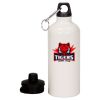 20 oz Aluminum Water Bottle with Carabiner Thumbnail
