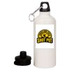 20 oz Aluminum Water Bottle with Carabiner Thumbnail