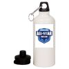 20 oz Aluminum Water Bottle with Carabiner Thumbnail