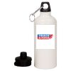 20 oz Aluminum Water Bottle with Carabiner Thumbnail