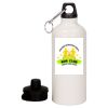 20 oz Aluminum Water Bottle with Carabiner Thumbnail