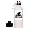 20 oz Aluminum Water Bottle with Carabiner Thumbnail