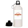 20 oz Aluminum Water Bottle with Carabiner Thumbnail