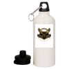 20 oz Aluminum Water Bottle with Carabiner Thumbnail