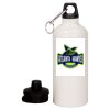20 oz Aluminum Water Bottle with Carabiner Thumbnail