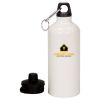 20 oz Aluminum Water Bottle with Carabiner Thumbnail