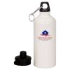 20 oz Aluminum Water Bottle with Carabiner Thumbnail