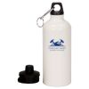 20 oz Aluminum Water Bottle with Carabiner Thumbnail