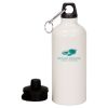 20 oz Aluminum Water Bottle with Carabiner Thumbnail