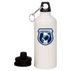 20 oz Aluminum Water Bottle with Carabiner Thumbnail