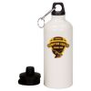 20 oz Aluminum Water Bottle with Carabiner Thumbnail