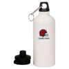 20 oz Aluminum Water Bottle with Carabiner Thumbnail