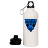 20 oz Aluminum Water Bottle with Carabiner Thumbnail
