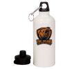 20 oz Aluminum Water Bottle with Carabiner Thumbnail