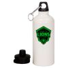 20 oz Aluminum Water Bottle with Carabiner Thumbnail