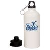 20 oz Aluminum Water Bottle with Carabiner Thumbnail