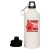 20 oz Aluminum Water Bottle with Carabiner Thumbnail