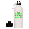 20 oz Aluminum Water Bottle with Carabiner Thumbnail