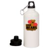 20 oz Aluminum Water Bottle with Carabiner Thumbnail