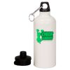 20 oz Aluminum Water Bottle with Carabiner Thumbnail