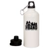 20 oz Aluminum Water Bottle with Carabiner Thumbnail