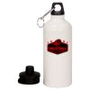 20 oz Aluminum Water Bottle with Carabiner Thumbnail