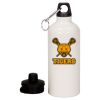 20 oz Aluminum Water Bottle with Carabiner Thumbnail