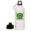 20 oz Aluminum Water Bottle with Carabiner Thumbnail