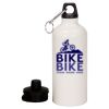20 oz Aluminum Water Bottle with Carabiner Thumbnail