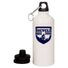 20 oz Aluminum Water Bottle with Carabiner Thumbnail