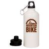 20 oz Aluminum Water Bottle with Carabiner Thumbnail
