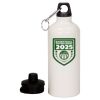 20 oz Aluminum Water Bottle with Carabiner Thumbnail