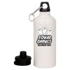 20 oz Aluminum Water Bottle with Carabiner Thumbnail
