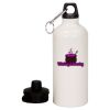 20 oz Aluminum Water Bottle with Carabiner Thumbnail