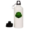 20 oz Aluminum Water Bottle with Carabiner Thumbnail