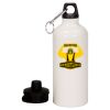 20 oz Aluminum Water Bottle with Carabiner Thumbnail