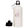 20 oz Aluminum Water Bottle with Carabiner Thumbnail