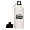 20 oz Aluminum Water Bottle with Carabiner Thumbnail