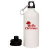 20 oz Aluminum Water Bottle with Carabiner Thumbnail
